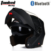 Tank helmet Motorcycle helmet Mens double lens anti-fog exposed helmet full helmet personality cool motorcycle running helmet four seasons