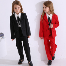 Girls Suit 2021 New British Style Children Korean Spring and Autumn Suit Two-Piece Academy Wind Show Tide