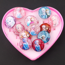 Childrens Diamond Ring A Box of Snow White Yeloli Childrens Drilling Ring Girl Ice Snow