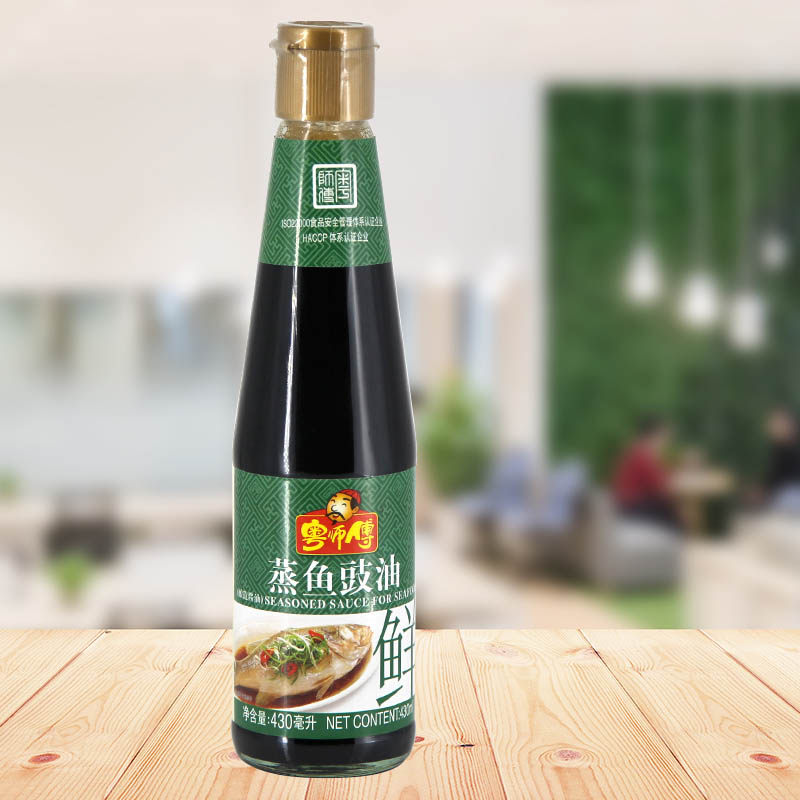 粤师傅蒸鱼豉油430ml酿造食用酱油佐餐烹调清蒸调味酱油家用商用