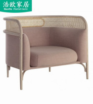 Popularity Cloth Art Rattan Choreography Sofa Chair Single Double three U-shaped sofa can be arbitrarily lengthened 1 8m2 0m2 5m