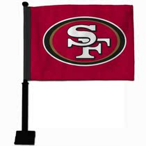 Foreign trade olive team 49ers che qi zhi NFL San Francisco 49ers Car Flag A2