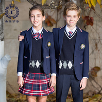 Children's School Clothing Package Elementary School Class Clothing British College Wind Middle School Student Kindergarten Boys Girls Suit Spring and Autumn