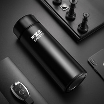 Shuiyisheng stainless steel thermos cup Mens high-end water cup womens portable large-capacity simple water cup flagship store