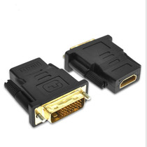 dvi24 1 swivel hdmi adapter computer to pick up the projector TV display HD interface conversion head durable
