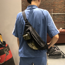 CHAOFANJI Japanese fashion brand ins cross-body bag mens hip hop workmanage workmanship wind belt bag chest bag tactical bag