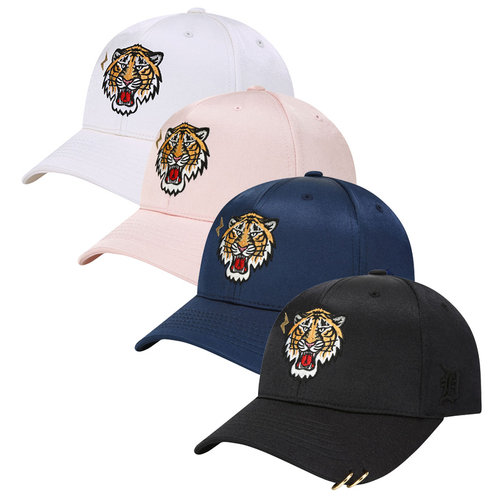 韩国正品mlb棒球帽刺绣老虎队调节帽子男女情侣帽运动潮流鸭舌帽_7折