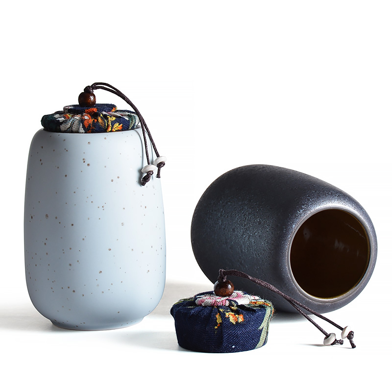 Small containers of tea pot receives ceramic seal pot mini storage tea caddy fixings box empty box