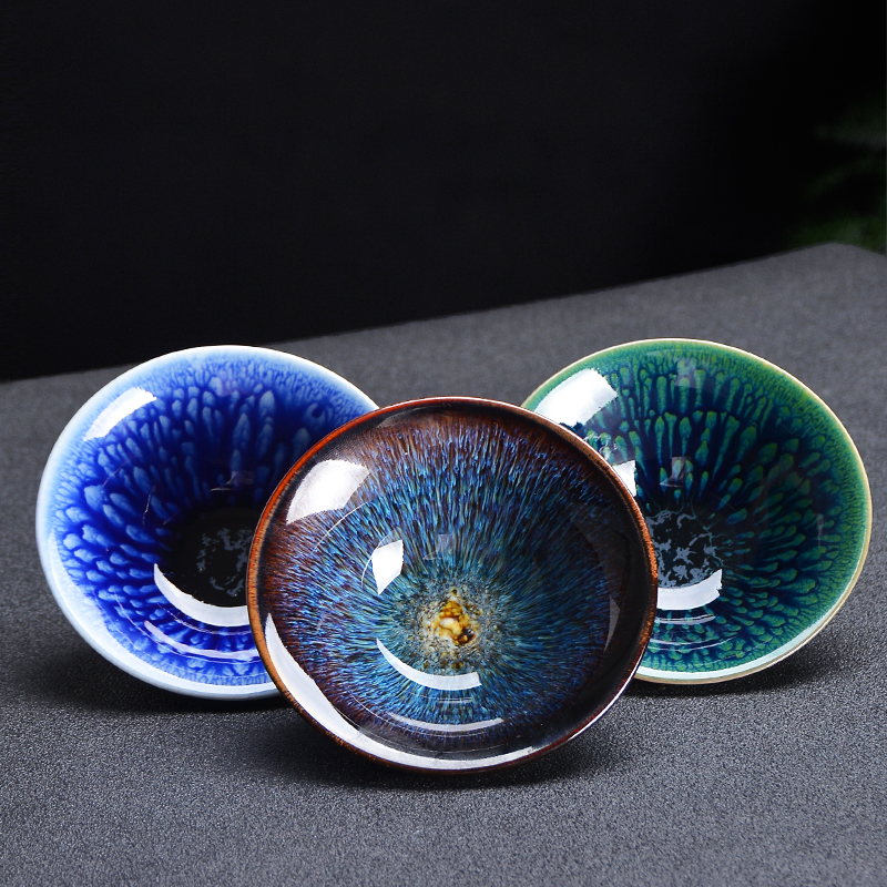 Thousand from variable sample tea cup ceramic building lamp that individual cup of domestic large master cup kung fu tea cup small bowl