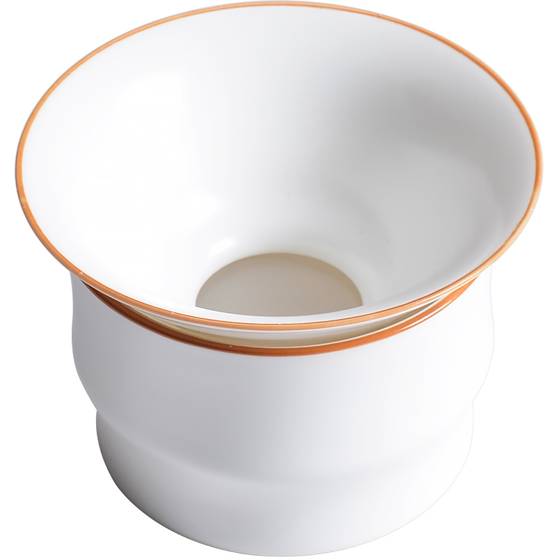 White porcelain tea filter creative ceramic filter screen tea tea tea an artifact tea good kung fu tea accessories