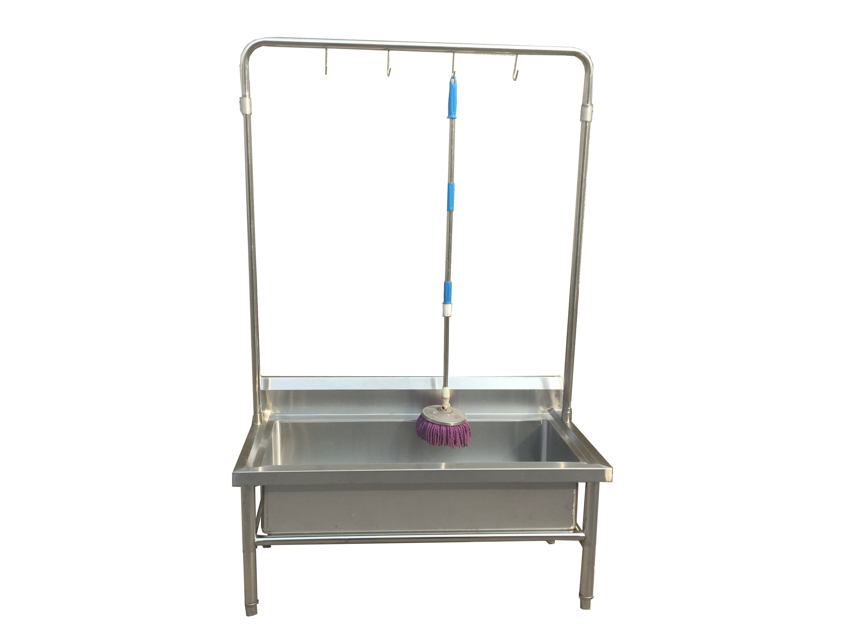 商用不锈钢拖把池水水槽落地式家用布洗物池学校拖把池