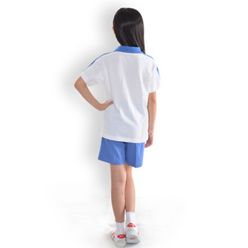 威达校深圳市小学生校服 女生款短袖春夏装运动套装短袖上衣短裤