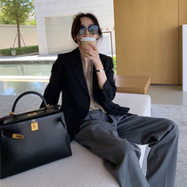 LICKYSENIOR Japan imported worsted wool classic version blazer womens autumn design niche suit