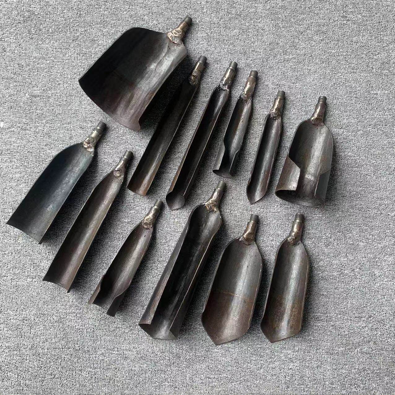 洛阳铲铲头考古工具工程勘探取土器打洞挖土锰钢铲小铲子锻打神器