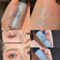 Brand authorized 3CE liquid eye shadow pearlescent shiny one tear eye shadow liquid big sequin lying silkworm double note