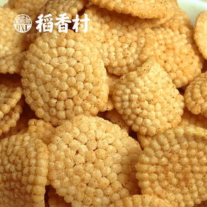 稻香村小米煎饼锅巴120g*4袋小米制作 休闲零食 多种口味