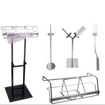 Garbage bag supermarket roll bag bracket square plate stand table bracket single head hand tear bag fresh shelf loose weighing