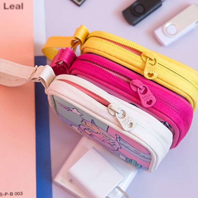 Bangbang mobile phone data cable charging cable storage bag cartoon cute headset digital bag student girl soft change Bangbang mobile phone data cable charging cable storage bag cartoon cute headset digital bag student girl soft change