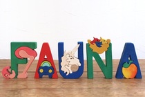 Czech niche ins puzzle early education wooden letters build blocks rainbow building blocks jigsaw puzzle teaching props