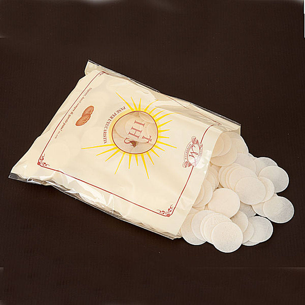 弥撒面饼未祝圣圣体圣事专用意大利进口无酵饼35cm500片