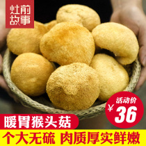 Stove front story Monkey head mushroom dry goods 480g Monkey head mushroom natural non-sulfur smoked mushroom farm-produced Gutian specialty