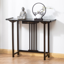 New Chinese GENGUAN TABLE SOLID WOOD END VIEW TABLE CABINET XUANGUAN SMALL STRIPS CASE NARROW STRIP FOR TABLE STRIPS A FEW TABLES RELYING ON WALL FOR HOME