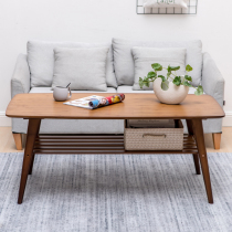 Nanzhu coffee table Japanese casual table Nordic small apartment low table Kung Fu tea table Modern simple living room household solid wood