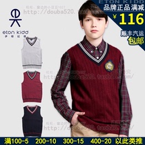 Eaton Gide school uniform for boys and girls Knitted vest British College student dress vest sweater vest class uniform chorus