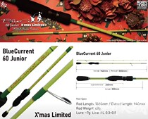 Japan Yamaga Blanks member Christmas limited edition BlueCurrent microbiogen fishing rod road Apole