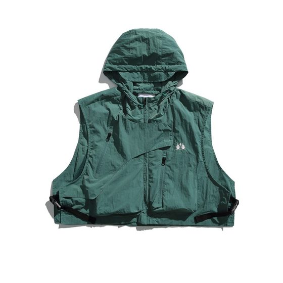 Japanese outdoor function short hooded vest men's trendy brand retro mountain sleeveless vest summer fishing vest
Japanese outdoor function short hooded vest men's trendy brand retro mountain sleeveless vest summer fishing vest