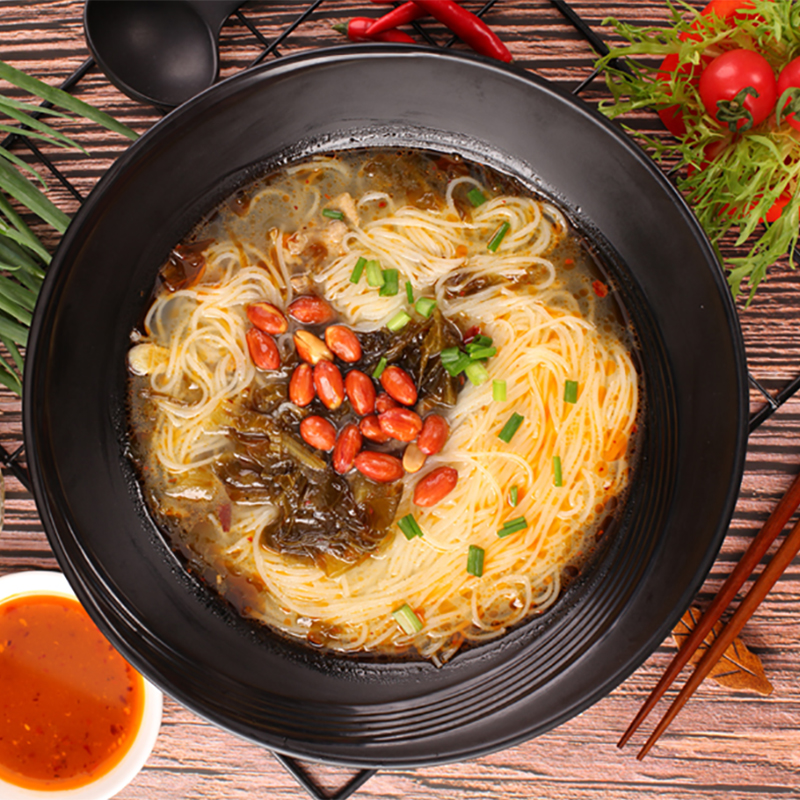 米线方便速食袋装真空孕妇正宗河南开封鸡丁细米线粉丝手工现做