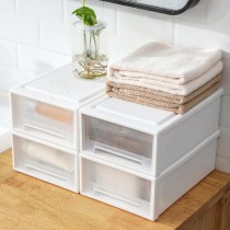 Storage box drawer type clothes Japanese style transparent household storage storage closet clothing finishing box wardrobe storage box