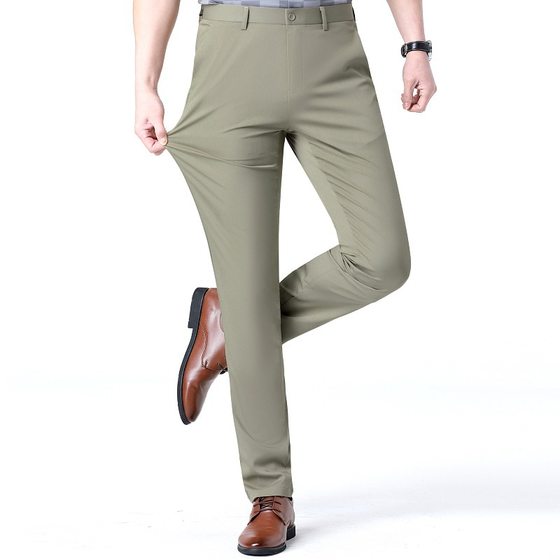 New spring and autumn style middle-aged men's casual pants thin straight trousers middle-aged and elderly men's pants loose trousers dad's pants summer
New spring and autumn style middle-aged men's casual pants thin straight trousers middle-aged and elderly men's pants loose trousers dad's pants summer