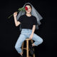 신부의 주요 결혼식 베일 결혼식 의식 Super Xiansen Short Children 's Photo Props 제안 결혼 증명서 등록 머리 장식 신부의 주요 결혼식 베일 결혼식 의식 Super Xiansen Short Children 's Photo Props 제안 결혼 증명서 등록 머리 장식