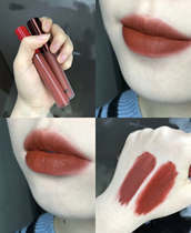 Korea BBIA Velvet lip Glaze Non-decolorizing matte matte No 3 dark red pumpkin 25 brick red niche brand