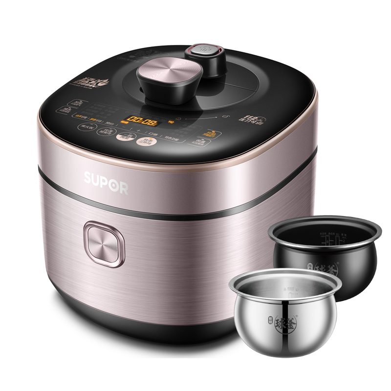 supor 50hc36q intelligent fresh breath electric pressure cooker ih household high pressure rice cooker 5l double ball kettle 3-8 people