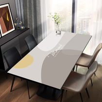 2021 new advanced senses leather table mat waterproof anti-oil and burn-free tea table cushion table cloth rectangle