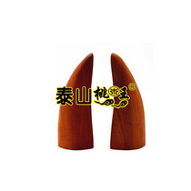 Taoist supplies Hundred-year-old Jujube wood handmade sheep horn hexagram Handmade Holy Grail Holy Hexagram Gong Cup Rice cup good and evil tools