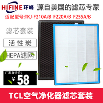tcl air purifier filter tkj-f210 220 255A B universal activated carbon HEPA filter element