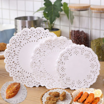 Flower bottom paper household oil absorption paper kitchen fried food special baking oven pizza paper mat paper round lace paper