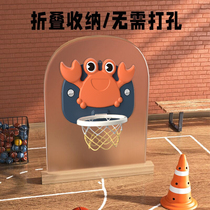 Childrens basketball rack infant ball class liftable shooting toy male baby indoor non-hole hanging basketball frame