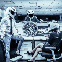 German Malushen helmet motorcycle mens and womens locomotives full helmet glass fiber race helmet summer sun protection helmet Four Seasons