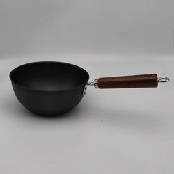 Japanese-style household uncoated deepened small iron pan mini baby food supplement wok cooking pot soup milk pot refined iron wok