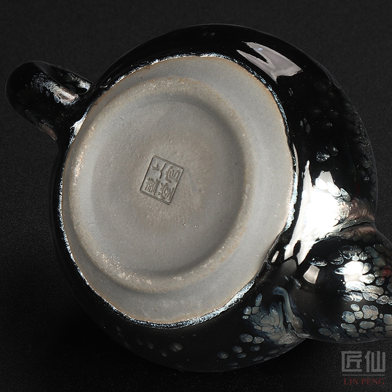 Artisan fairy jianyang built one single pot of ceramic teapot household pure manual tire iron droplets kung fu tea teapot
