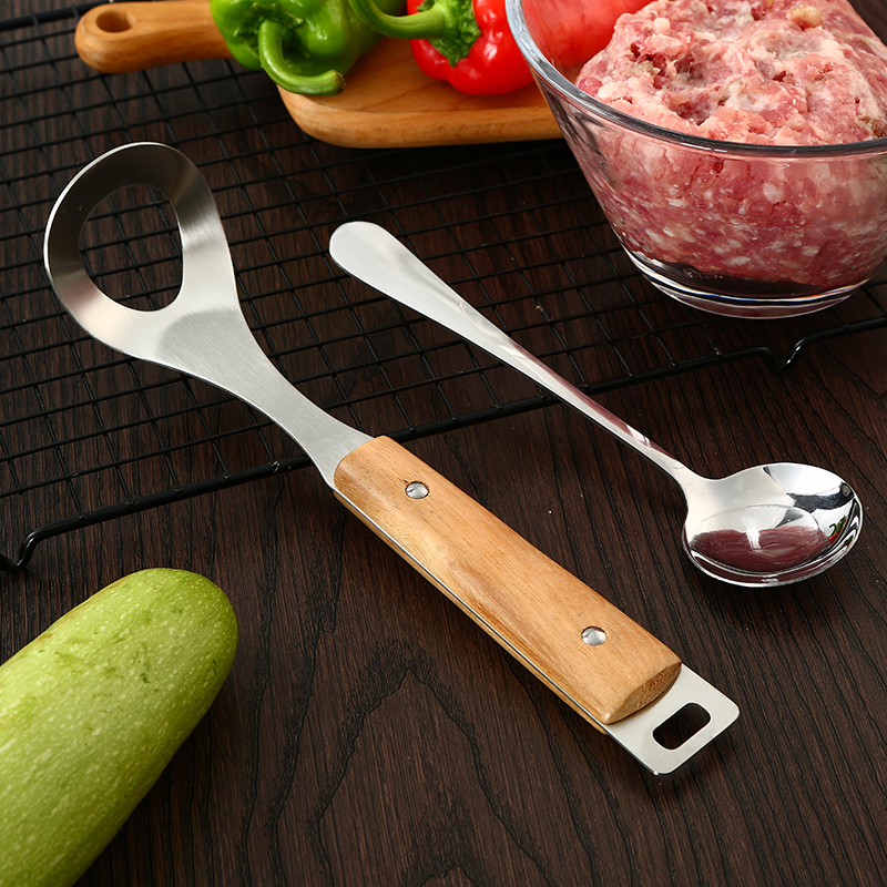 压丸子制作器挤肉丸工具厨房家用肉炸圆子做的神器勺子鱼丸挖勺器