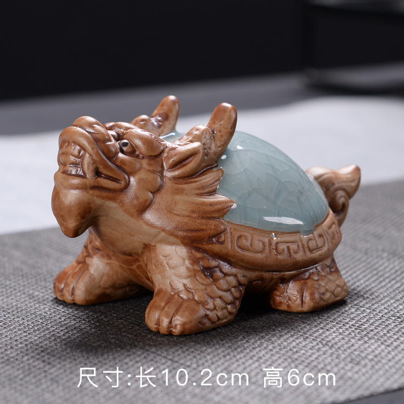 Elder brother up spoil furnishing articles purple dragon turtle tea to raise creative toad tea tea tea tray tea accessories accessories play your up