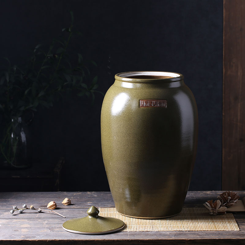 Period of ceramic barrel oil tank oil cylinder of jingdezhen ceramic jar jar jar 50 kg 100 jins