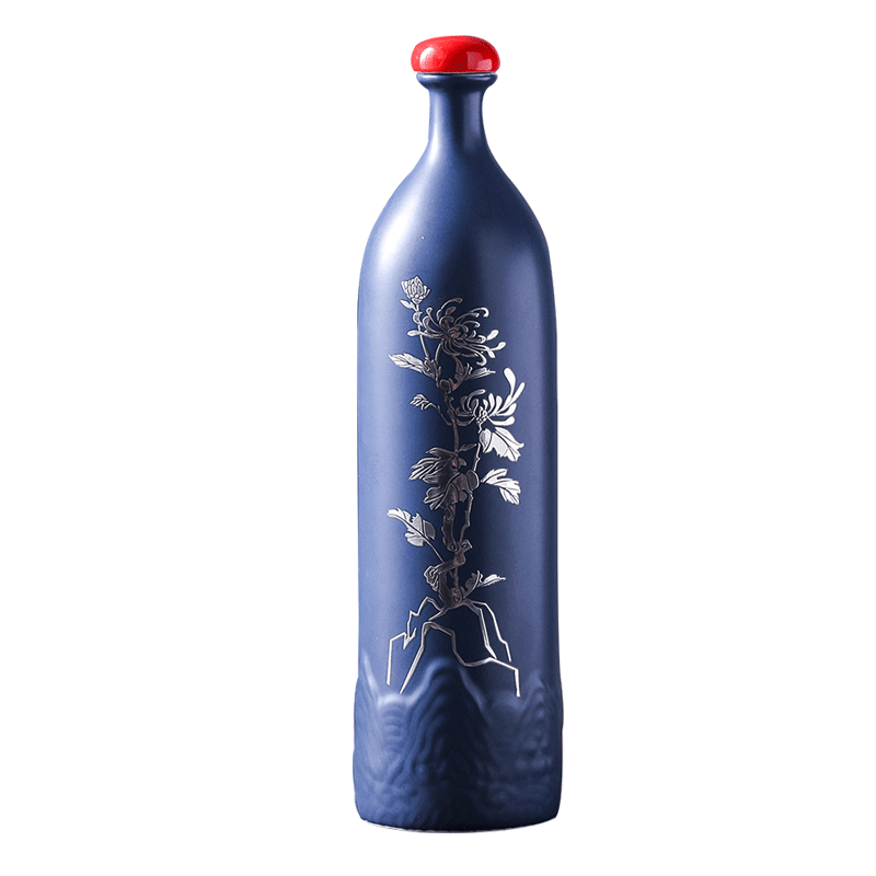 Empty wine bottle 1 catty creative decoration with antique jingdezhen ceramic liquor jar hip home accept customization