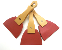 Rubber knife shovel Scraper blade Triangle wallpaper scraper tool Paint scraper putty knife shovel two