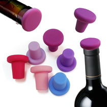 Silicone Red Wine Cork Refreshing Wine Bottle Cap Leakproof Silicone Stopper Wine Cork Wine Cork